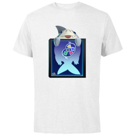 Marvel Puzzle Quest Jeffrey Land Shark Jeff! Don’t Eat That! - Short Sleeve Cotton T-Shirt for Adults - Customized-White