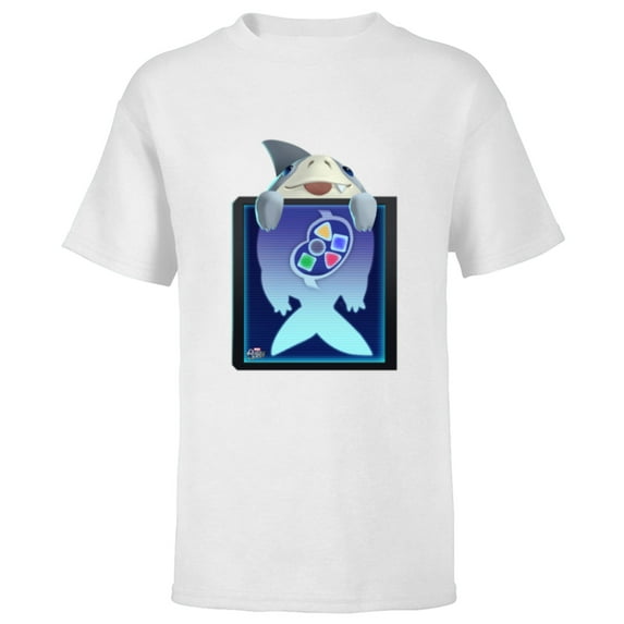 Marvel Puzzle Quest Jeffrey Land Shark Jeff! Don’t Eat That! - Short Sleeve T-Shirt for Kids - Customized-White