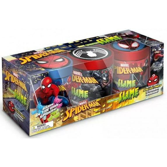 Fantasma Marvel Super Slime Quantum Slime Miles Spidey Venom 3 Piece