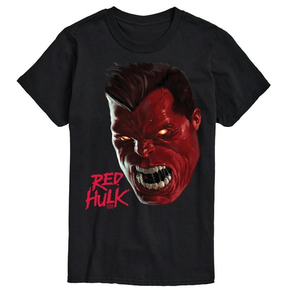 Marvel - Red Hulk Face - Men's Short Sleeve Tee