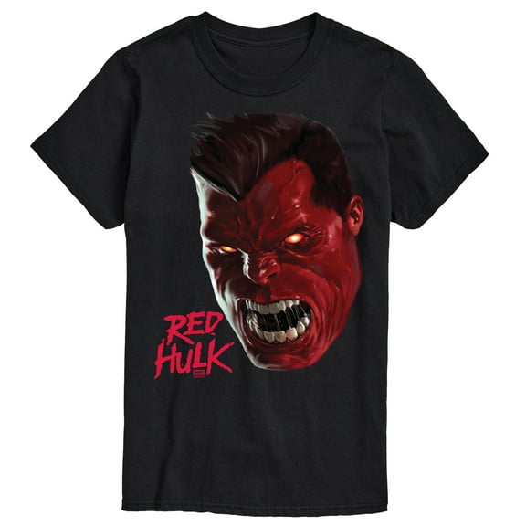 Marvel - Red Hulk Face - Men's Short Sleeve Tee