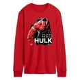 thumbnail image 1 of Marvel - Red Hulk - Men's Long Sleeve Graphic T-Shirt, 1 of 3
