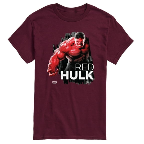 Marvel - Red Hulk - Men's Short Sleeve Graphic T-Shirt