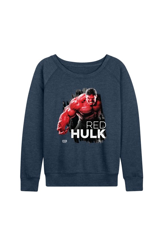 - Red Hulk - Women's French Terry Long Sleeve Shirt