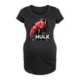 thumbnail image 1 of Marvel - Red Hulk - Women's Maternity Scoop Neck Graphic T-Shirt, 1 of 4