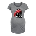 thumbnail image 1 of Marvel - Red Hulk - Women's Maternity Scoop Neck Graphic T-Shirt, 1 of 4