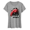 thumbnail image 1 of Marvel - Red Hulk - Women's Short Sleeve Graphic T-Shirt, 1 of 4