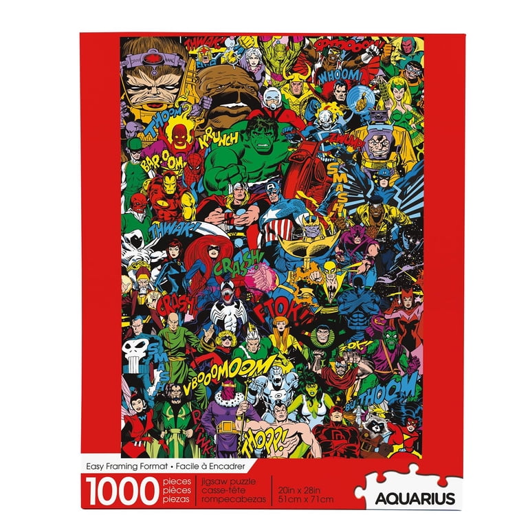 Marvel Retro Cast 1000 Piece Jigsaw Puzzle - Walmart.com