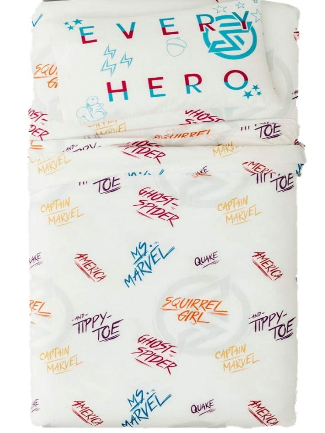 Marvel Rising Secret Warriors Twin Sheet Set Microfiber Super Hero ...