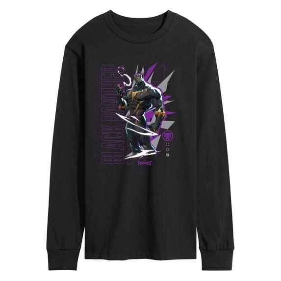 Marvel Rivals - Black Panther Rivals - Men's Long Sleeve Graphic T-Shirt