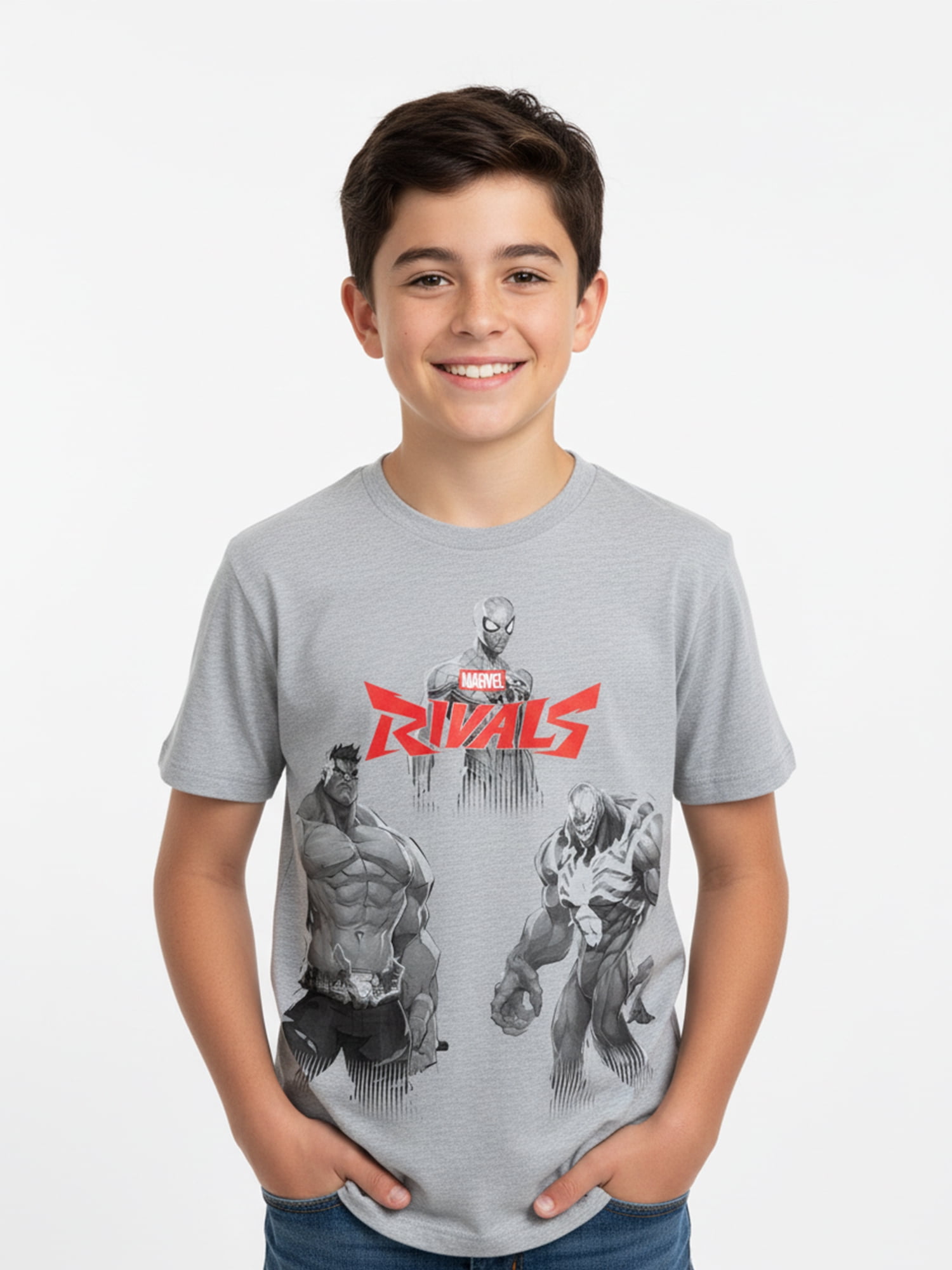 Marvel Rivals, Boys' Graphic T-Shirt, Rivals 01, Sizes 4-18