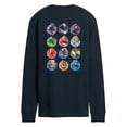 thumbnail image 1 of Marvel - Rivals Circle Icons - Men's Long Sleeve Graphic T-Shirt, 1 of 4