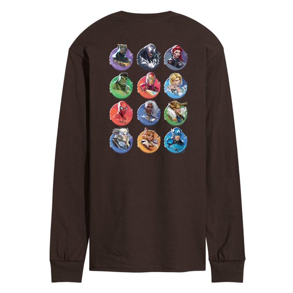 Marvel - Rivals Circle Icons - Men's Long Sleeve Graphic T-Shirt