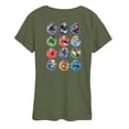 thumbnail image 1 of Marvel - Rivals Circle Icons Women's Short Sleeve Graphic T-Shirt, 1 of 4