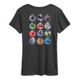 thumbnail image 1 of Marvel - Rivals Circle Icons - Women's Short Sleeve Graphic T-Shirt, 1 of 4