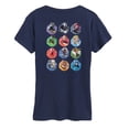 thumbnail image 1 of Marvel - Rivals Circle Icons Women's Short Sleeve Graphic T-Shirt, 1 of 4