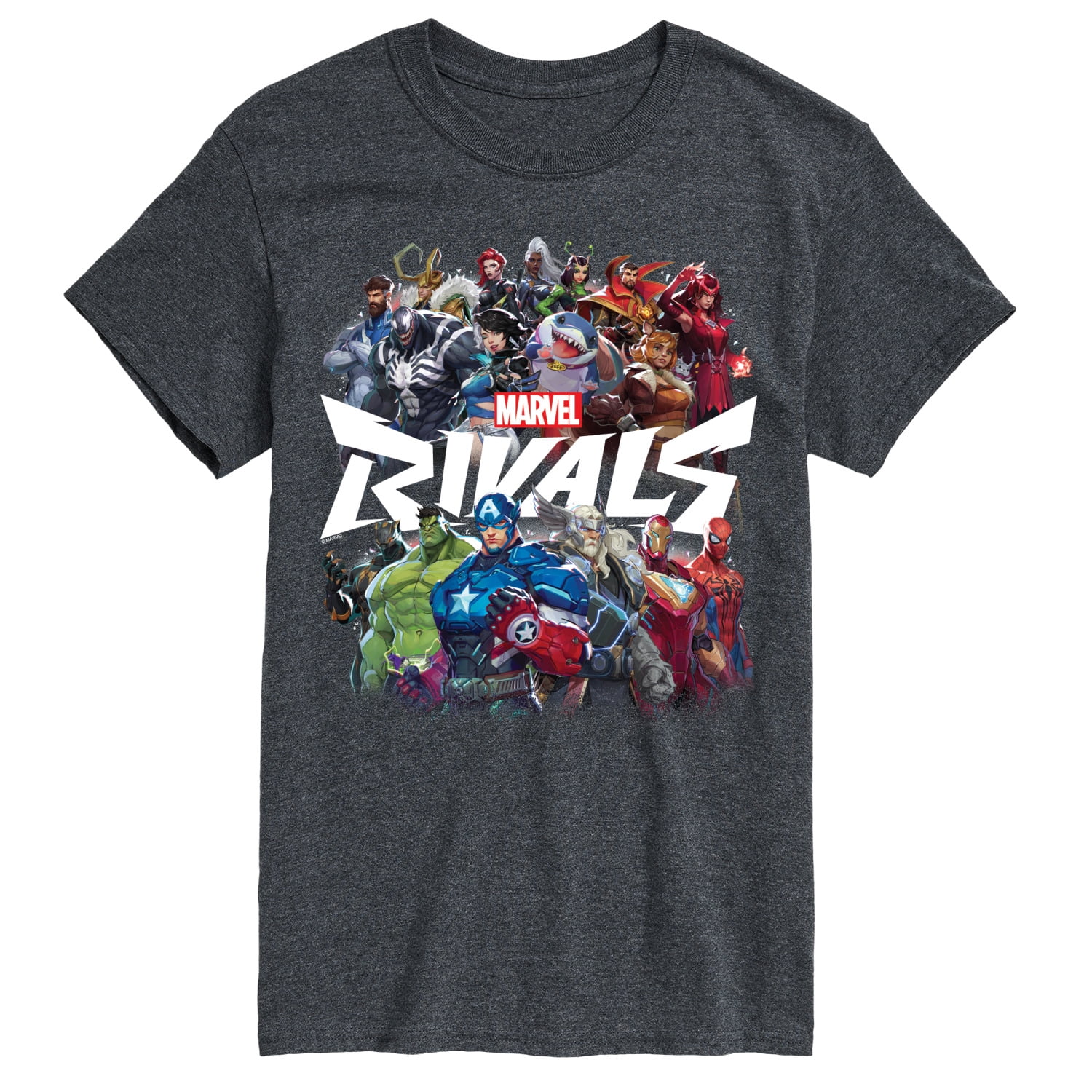 Try Hard Rivals Shirts Marvel - Rivals Collage - Men's Short Sleeve Graphic T-Shirt - Walmart.com