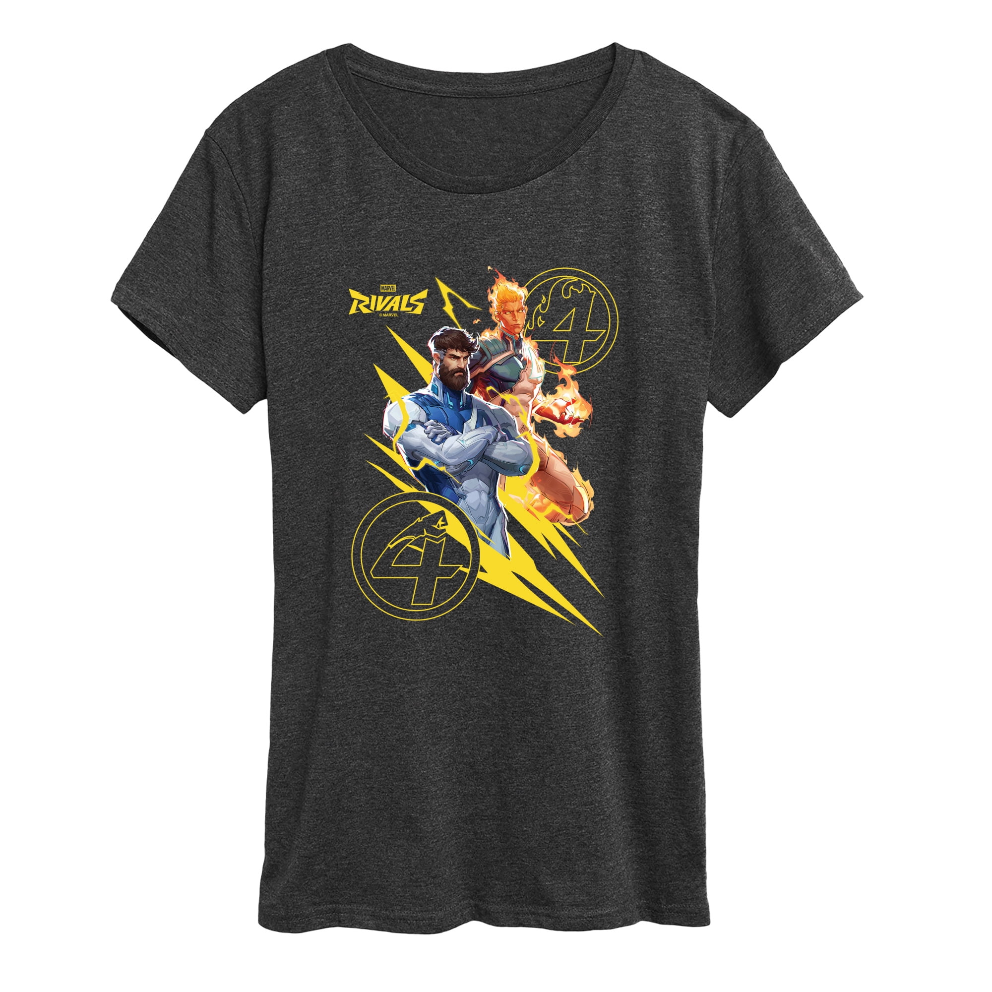 Try Hard Rivals Shirts Marvel Rivals - Fantastic Rivals - Women's Short Sleeve Graphic T-Shirt ...