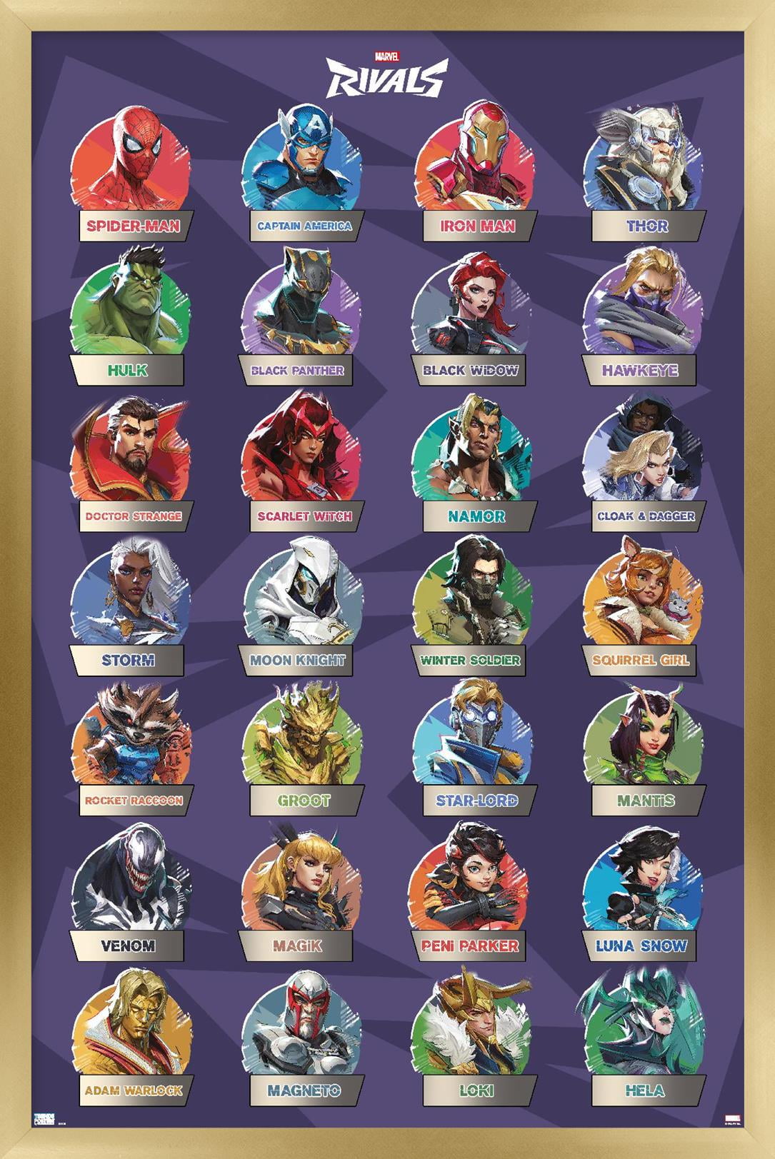 Marvel Rivals - Grid Wall Poster, 22.375