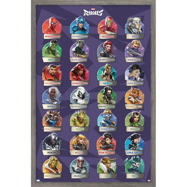 Marvel Rivals - Grid Wall Poster, 22.375