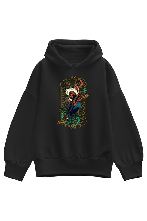 Rivals - Loki Hera Tarot Card - Women's Oversized Fleece Hoodie Sweatshirt
