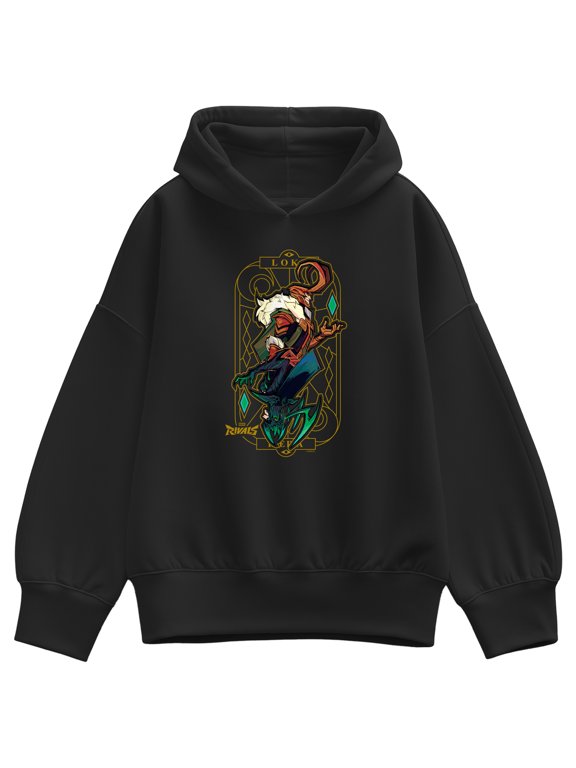 - Loki Hera Tarot Card Women's Oversized Fleece Hoodie Sweatshirt