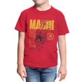 thumbnail image 1 of Marvel Rivals Magik Duelist Sketch Youth T-Shirt (Red, XS-XL), 1 of 4