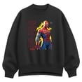 thumbnail image 1 of Marvel Rivals - Spider-Man Game Character - Women's Oversized Fleece Crew Sweatshirt, 1 of 3