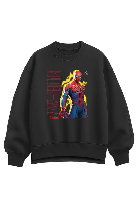 Rivals - Spider-Man Game Character - Women's Oversized Fleece Crew Sweatshirt