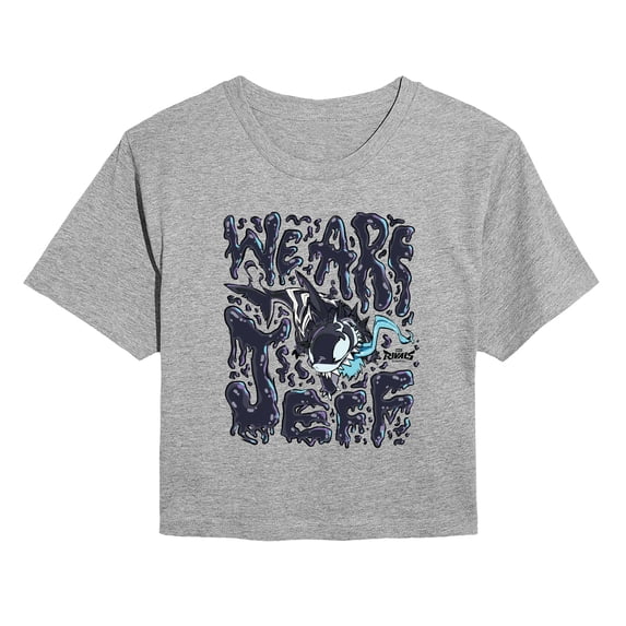 Marvel Rivals - We Are Jeff - Juniors Cropped Graphic T-Shirt