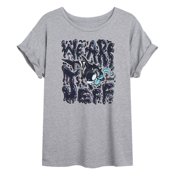 Marvel Rivals - We Are Jeff - Juniors Oversized Graphic T-Shirt