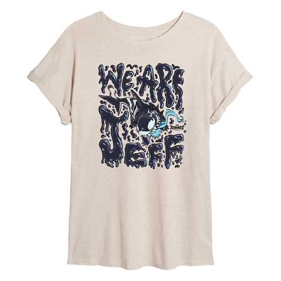 Marvel Rivals - We Are Jeff - Juniors Oversized Graphic T-Shirt