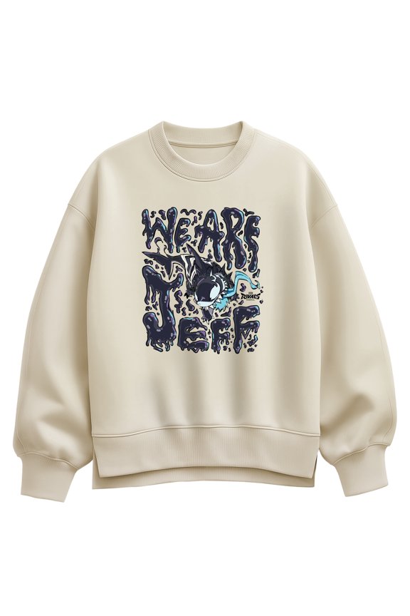 Rivals - We Are Jeff - Women's Oversized Fleece Crew Sweatshirt