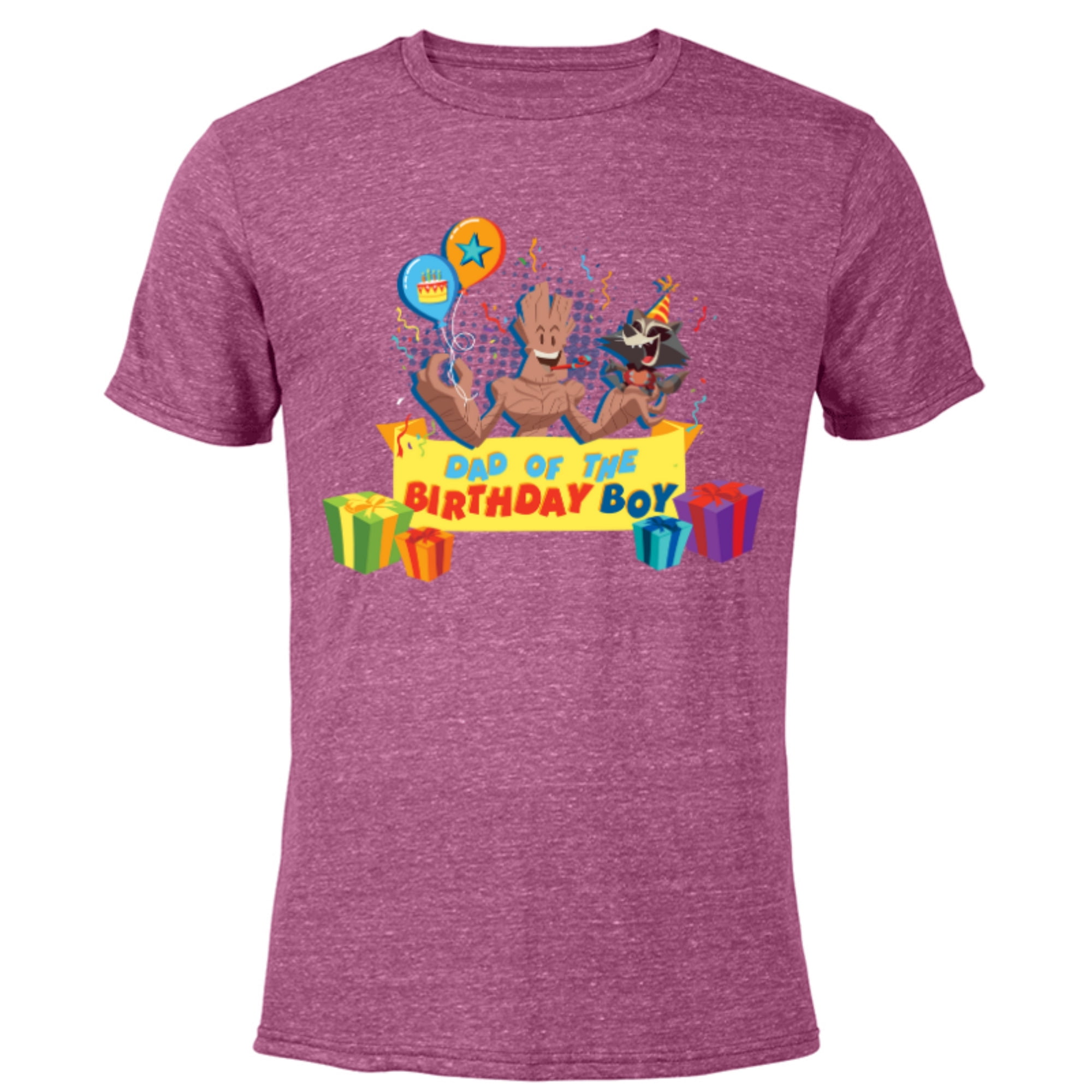 Marvel Rocket & Groot Family Party Dad of the Birthday Boy - Short ...