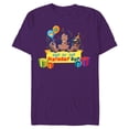 thumbnail image 1 of Marvel Rocket & Groot Family Party Dad of the Birthday Boy - Short Sleeve Blended T-Shirt for Adults - Customized-Purple, 1 of 5