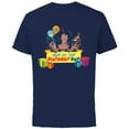 thumbnail image 1 of Marvel Rocket & Groot Family Party Mom of the Birthday Boy - Short Sleeve Cotton T-Shirt for Adults - Customized-Navy, 1 of 5