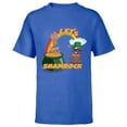 thumbnail image 1 of Marvel Rocket and Groot St. Patrick's Day Let's Shamrock - Short Sleeve T-Shirt for Kids - Customized-Royal, 1 of 5