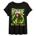 thumbnail image 1 of Marvel - Rogue Not Your Sugah - Women's Oversized Graphic T-Shirt, 1 of 4