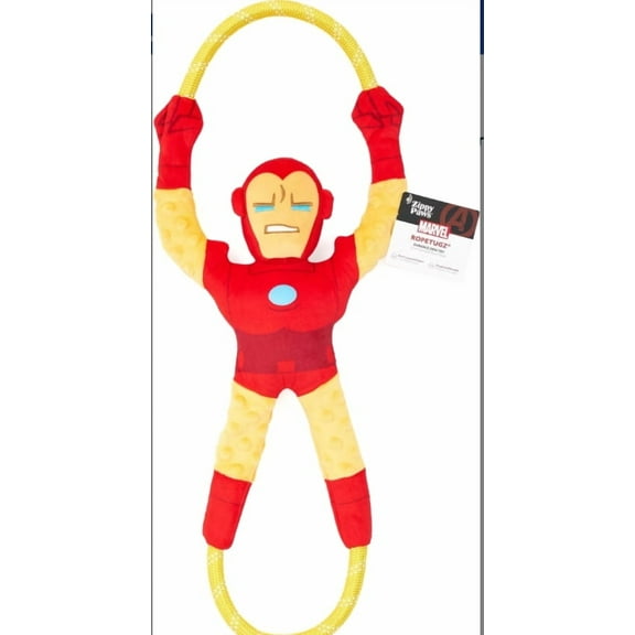 Marvel RopeTugz Iron Man Dog Plush Toy