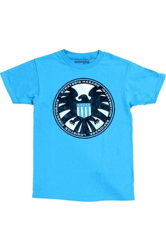 Marvel S.H.I.E.L.D Logo Strategic Hazard Intervention Espionage Logistics Directorate Adult T-Shirt