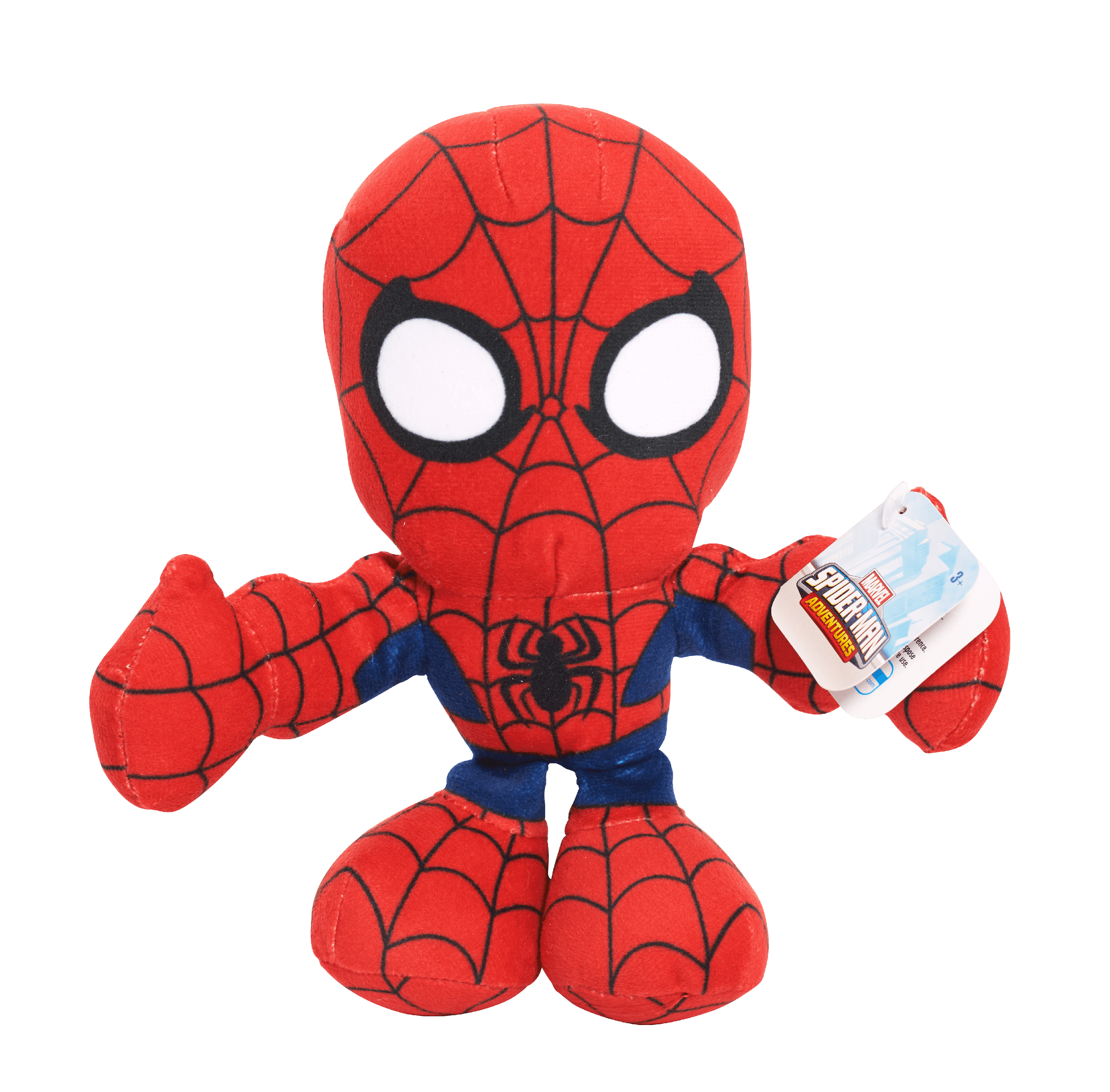 Marvel Soft Cuddly Spider-Man Superhero Play Toy for Adventures