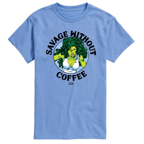 Marvel - Savage Without Coffee Men's Short Sleeve Graphic T-Shirt
