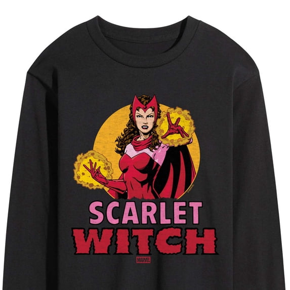 Marvel - Scarlet Witch Logo - Men's Long Sleeve Graphic T-Shirt