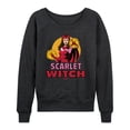 thumbnail image 1 of Marvel - Scarlet Witch Logo - Women's French Terry Long Sleeve Pullover, 1 of 5