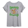 thumbnail image 1 of Marvel - Seasons Grootings - Women's Oversized Graphic T-Shirt, 1 of 4