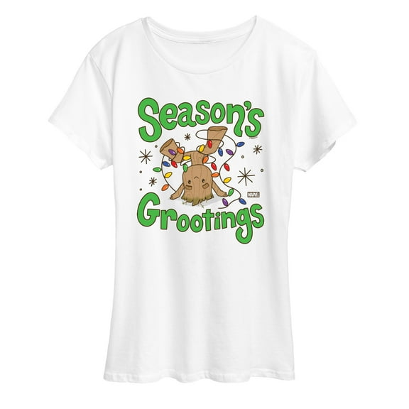 Marvel - Seasons Grootings - Women's Short Sleeve Graphic T-Shirt