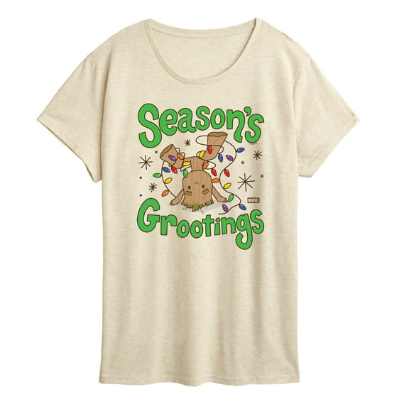 Marvel - Seasons Grootings - Women's Short Sleeve Graphic T-Shirt