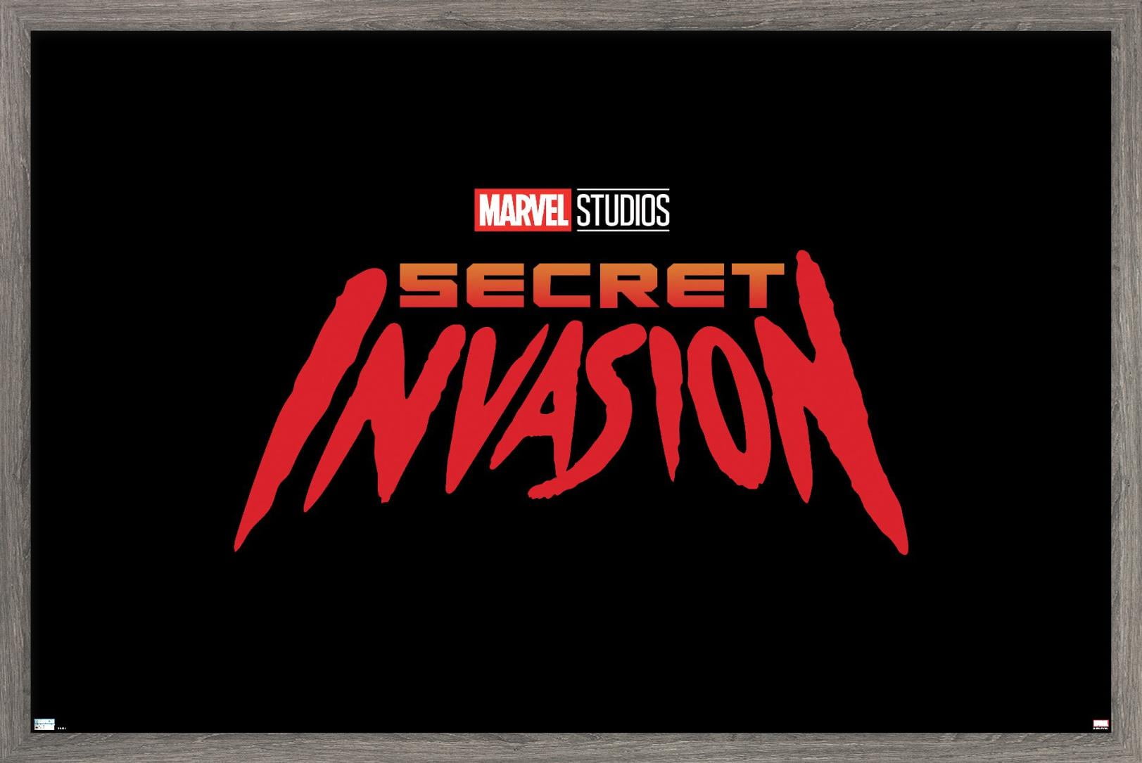 Marvel Secret Invasion - Logo Wall Poster, 22.375 x 34, Framed 