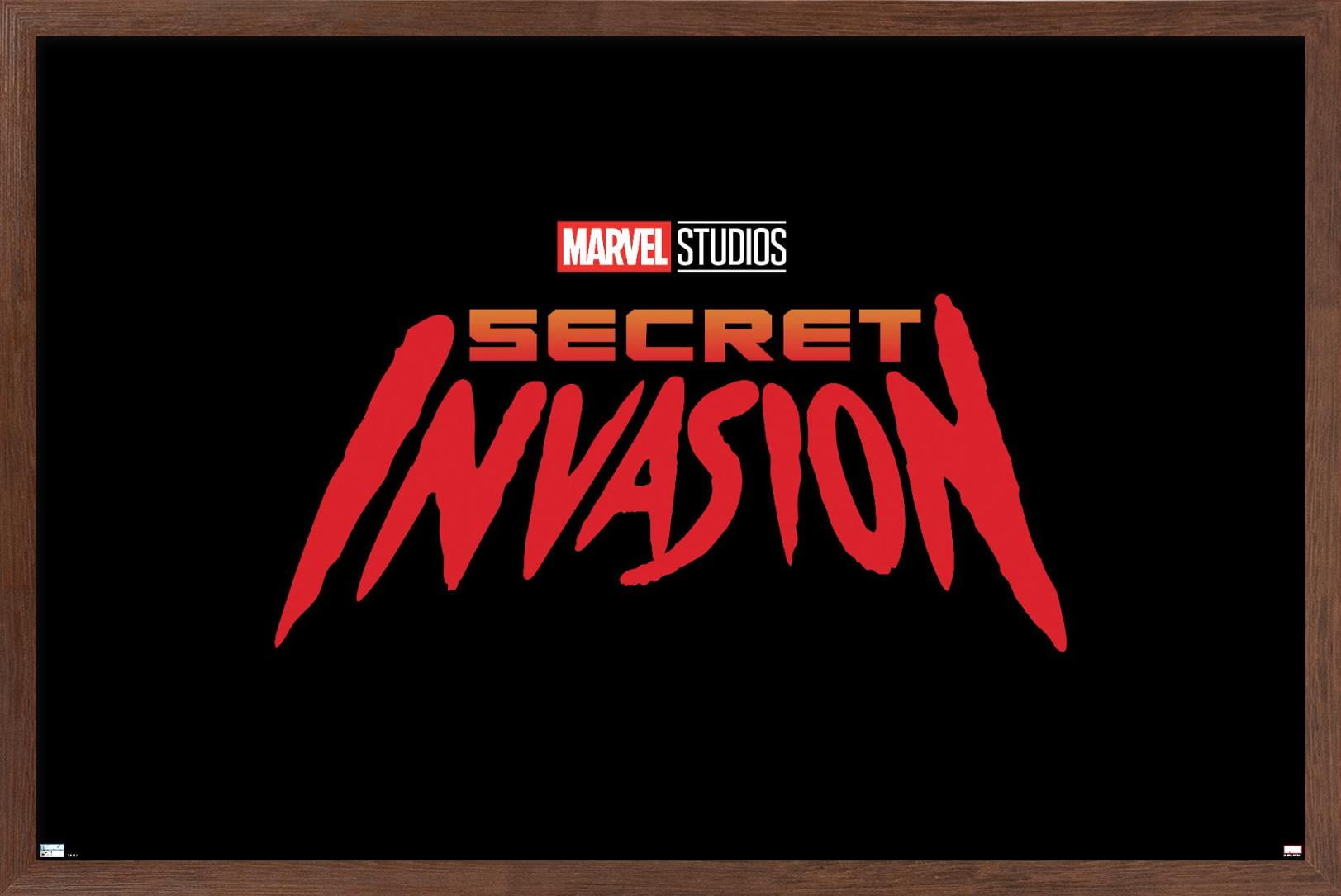 Marvel Secret Invasion - Logo Wall Poster, 22.375" x 34", Framed