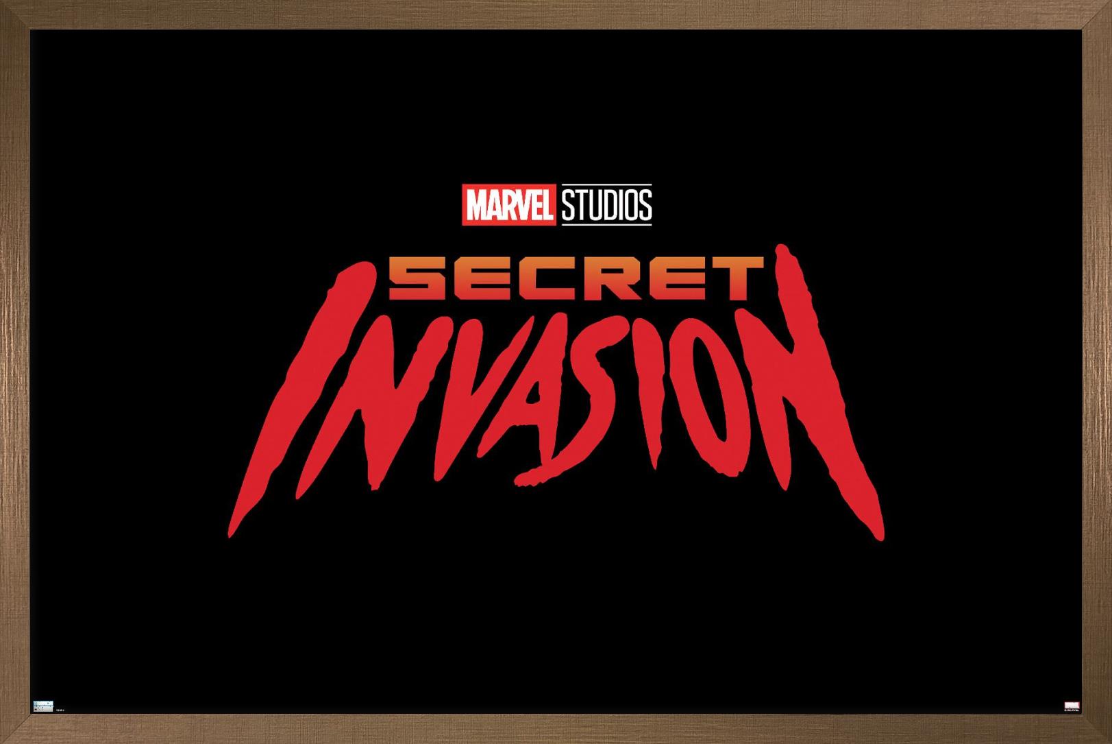 Marvel Secret Invasion - Logo Wall Poster, 22.375" x 34", Framed
